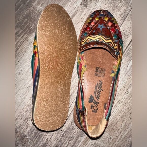 Monarquia handmade huaraches NWOT sz 4/6.5 - Picture 2 of 9